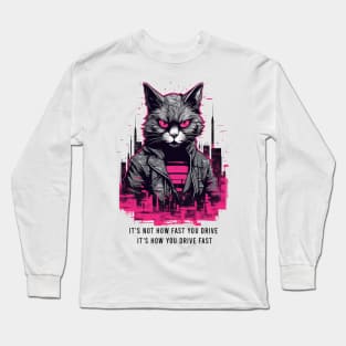 Cyberpunk cat Long Sleeve T-Shirt